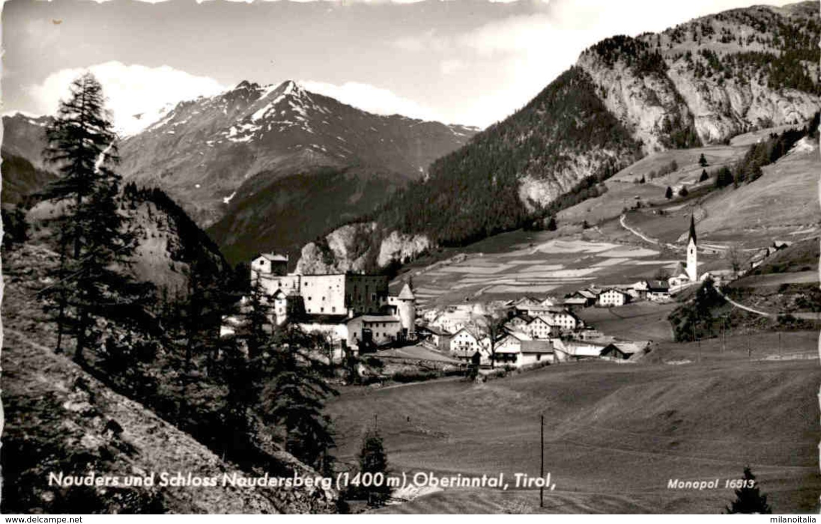 Nauders Und Schloss Naudersberg, Oberinntal, Tirol (16513) - Nauders