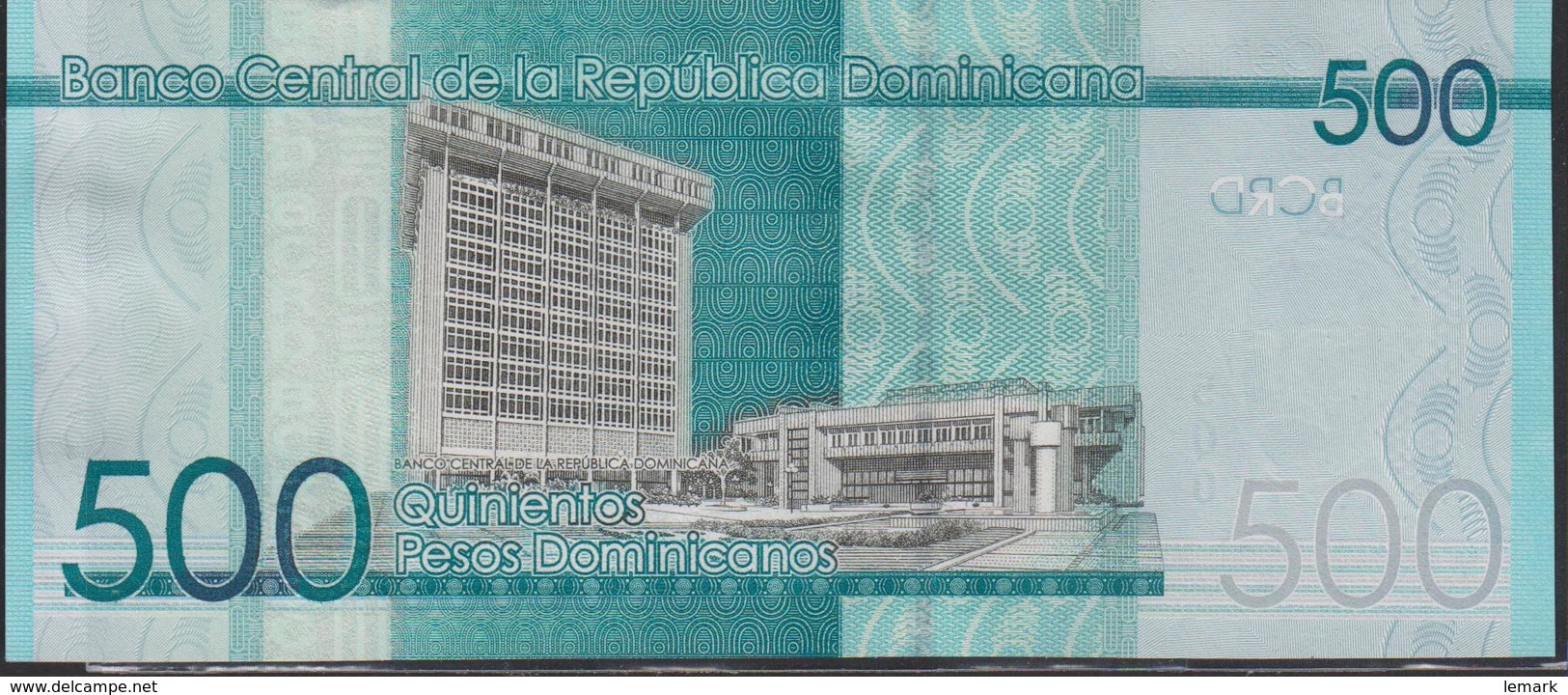 Dominicana 500 Pesos 2015 Pnew UNC - Dominicaine