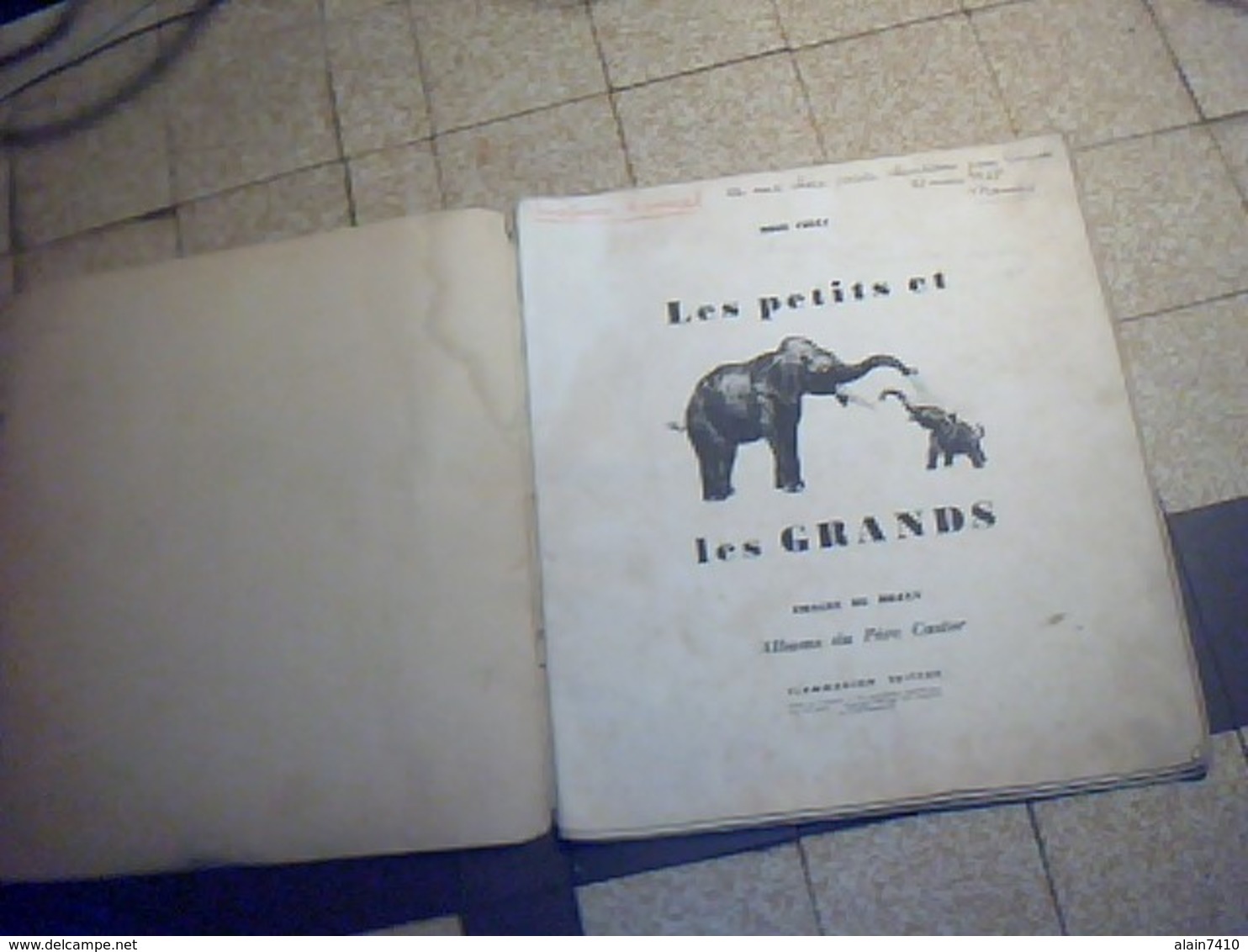 Live Jeunesse  Illustré  De 1933  LES PETIS ET LES GRANDS Album De Pere Castor Edition Flamarion - Collection Lectures Et Loisirs