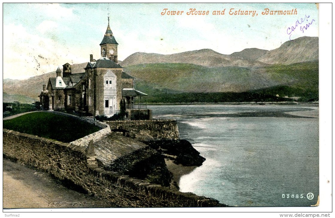MERIONETH - BARMOUTH - TOWER HOUSE AND ESTUARY 1909 Gwy226 - Merionethshire
