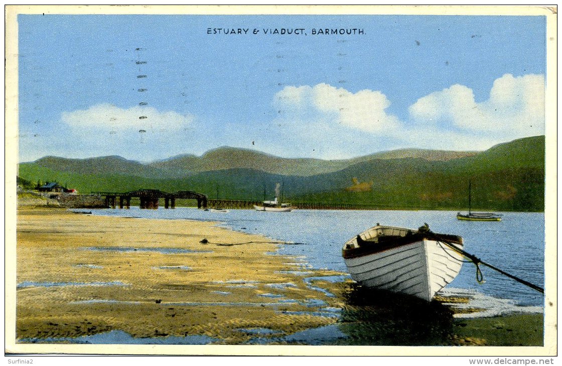 MERIONETH - BARMOUTH - ESTUARY AND VIADUCT  Gwy244 - Merionethshire