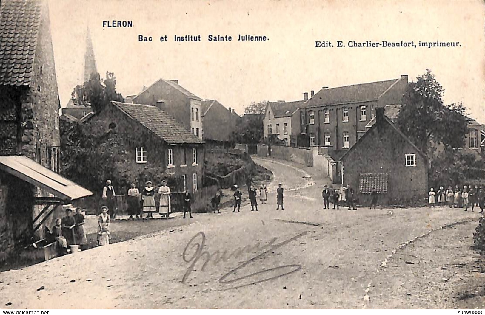 Fléron - Bac Et Institut Sainte Julienne (Edit. E. Charlier-Beaufort, Belle Animation) - Fléron