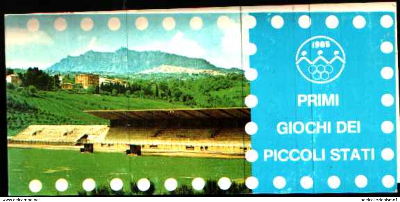 72602) Primi Giochi Sportivi Dei Piccoli Stati (10 Esemplari Da 400 L.) - LIBRETTO - 16 Maggio 1985 MNH** - Libretti