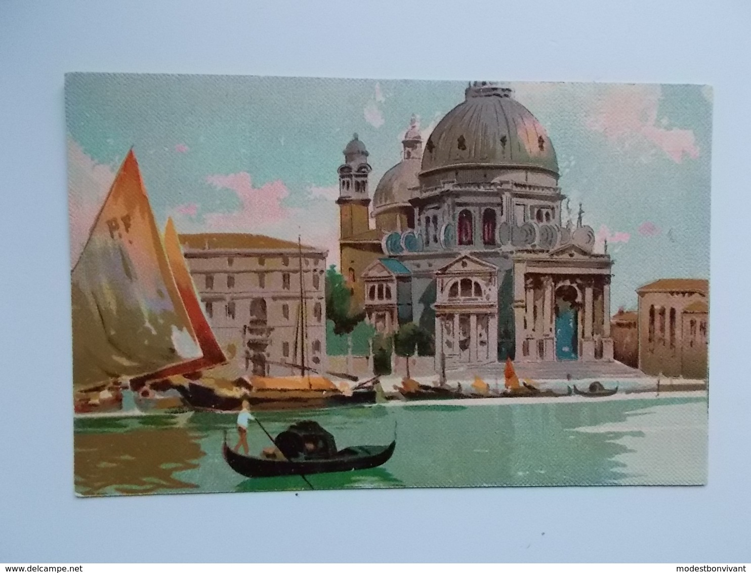 CPA -  VENEZIA -  Paintings Of Venice On Postcard , Original Old Cards - Venezia (Venice)