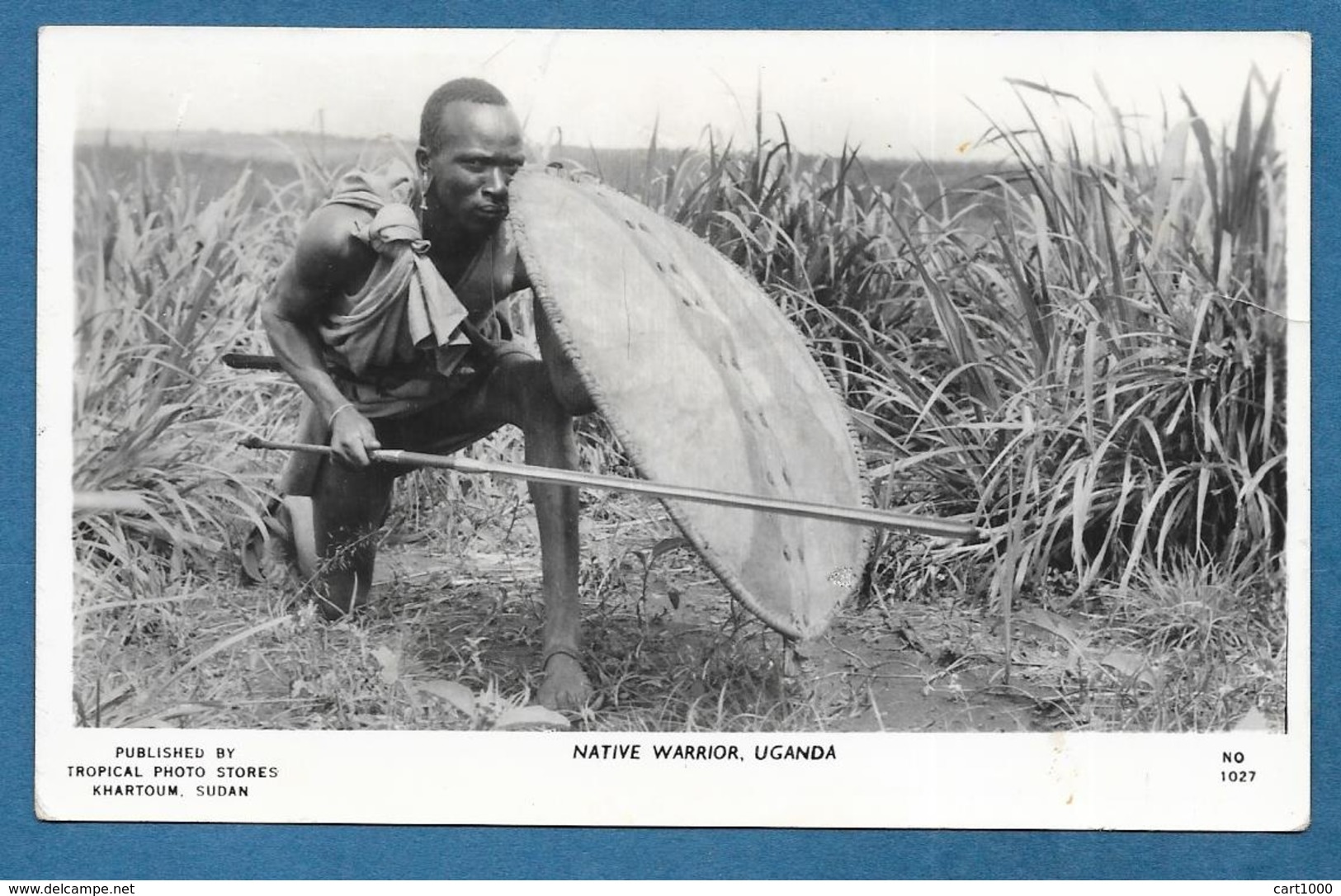 UGANDA NATIVE WARRIOR KHARTOUM 1954 - Uganda