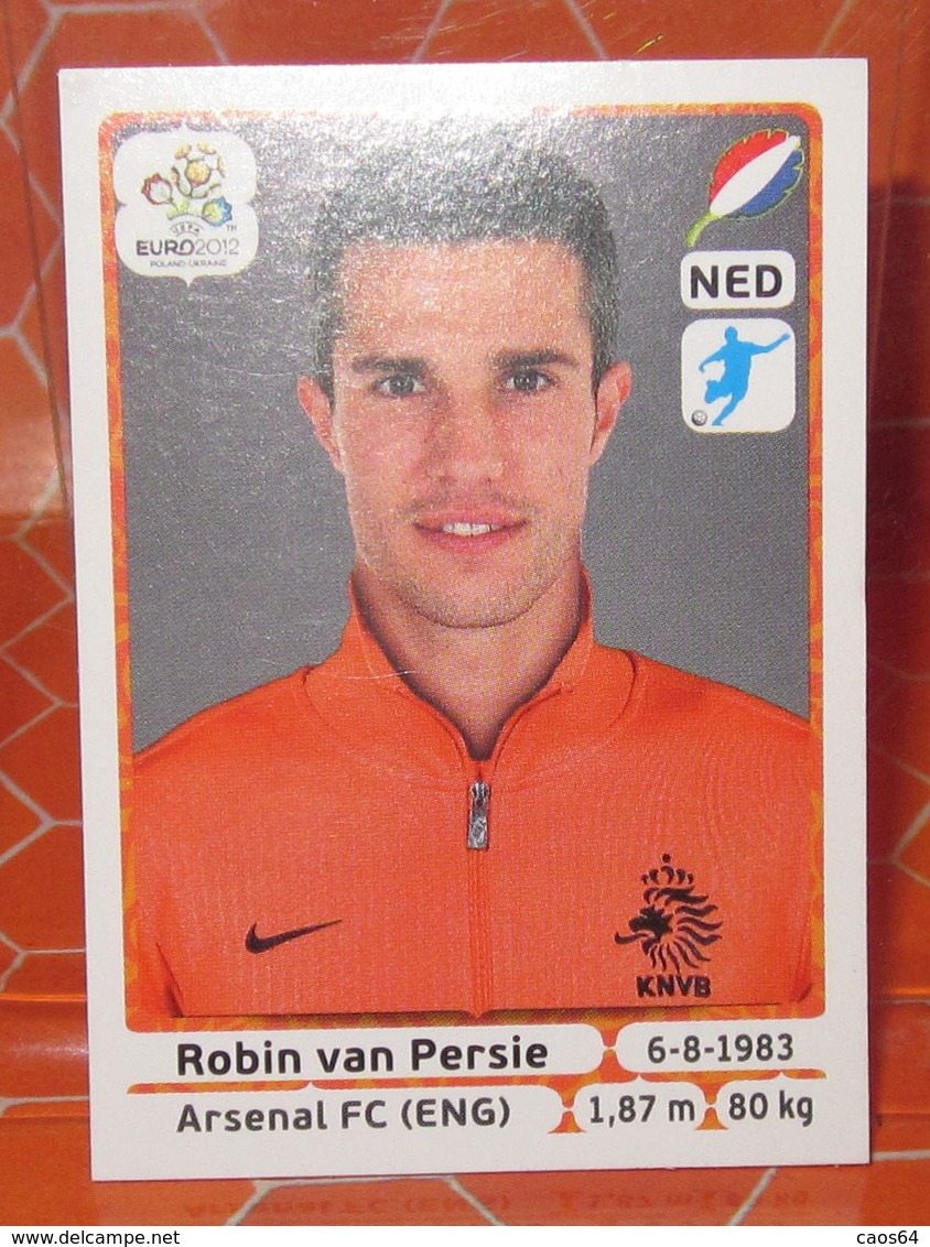 EURO2012 PANINI N. 189 ROBIN VAN PERSIE   STICKER NEW CON VELINA - Edizione Italiana