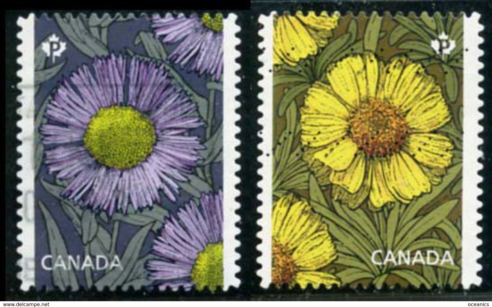 Canada (Scott No.2979-80 - Marguerite S/ Daysies) (o) - Oblitérés