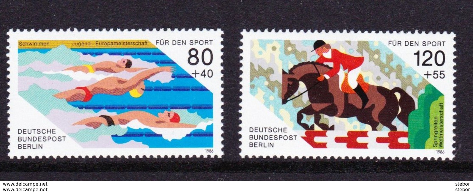 Duitsland Berlin 1986 Nr 712/13 ** Zeer Mooi Lot Krt 3124 - Neufs