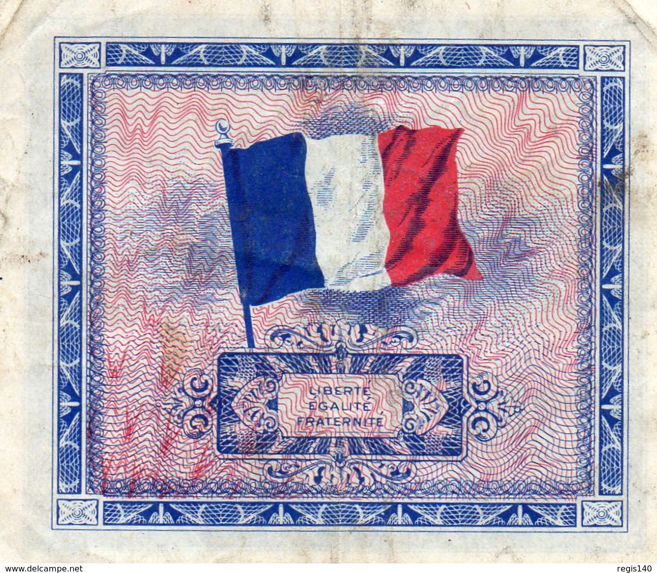 Billet Drapeau France - 2 Francs - 1944 Drapeau/France