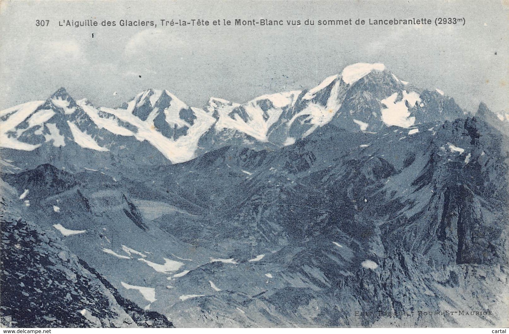 73 - L'Aiguille Des Glaciers, Tra-la-Tête Et Le Mont-Blanc Vus Du Sommet De Lancebranlette (2933 M) - Autres & Non Classés