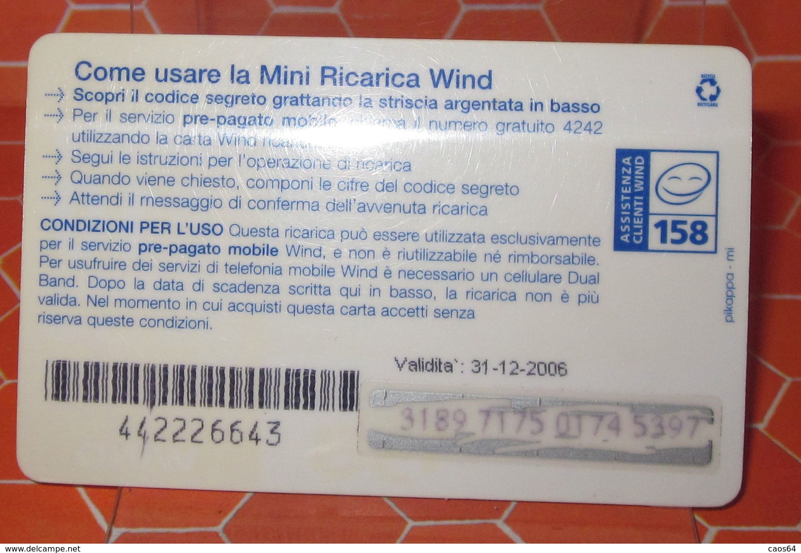 EASY WIND 10 € - Schede GSM, Prepagate & Ricariche