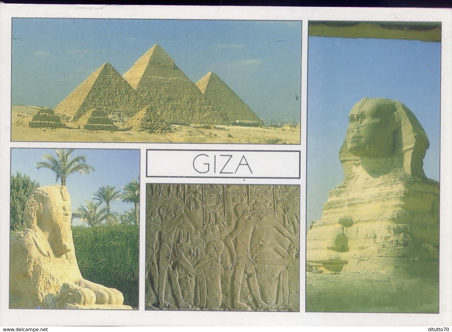 Giza - Pyramids - Formato Grande Non Viaggiata – E 7 - Gizeh