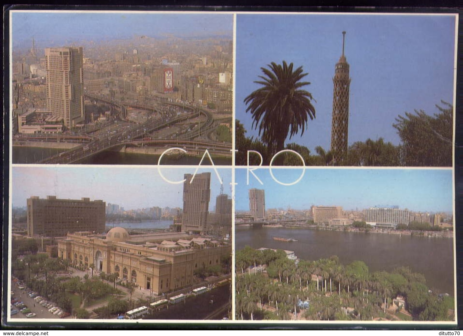 Cairo - Tower - Formato Grande Viaggiata – E 7 - Cairo