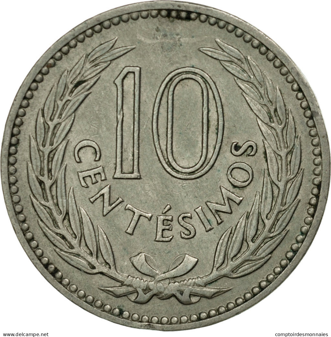 Monnaie, Uruguay, 10 Centesimos, 1953, Santiago, TTB, Copper-nickel, KM:35 - Uruguay