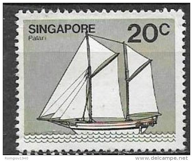 SINGAPORE 1980  NAVI YVERT. 338 USATO VF - Singapore (1959-...)