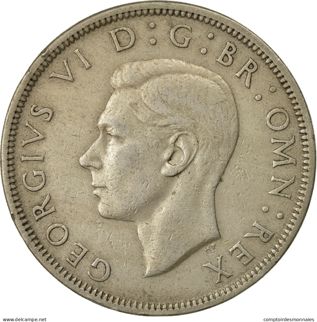 Monnaie, Grande-Bretagne, George VI, 1/2 Crown, 1951, TTB, Copper-nickel, KM:879 - K. 1/2 Crown