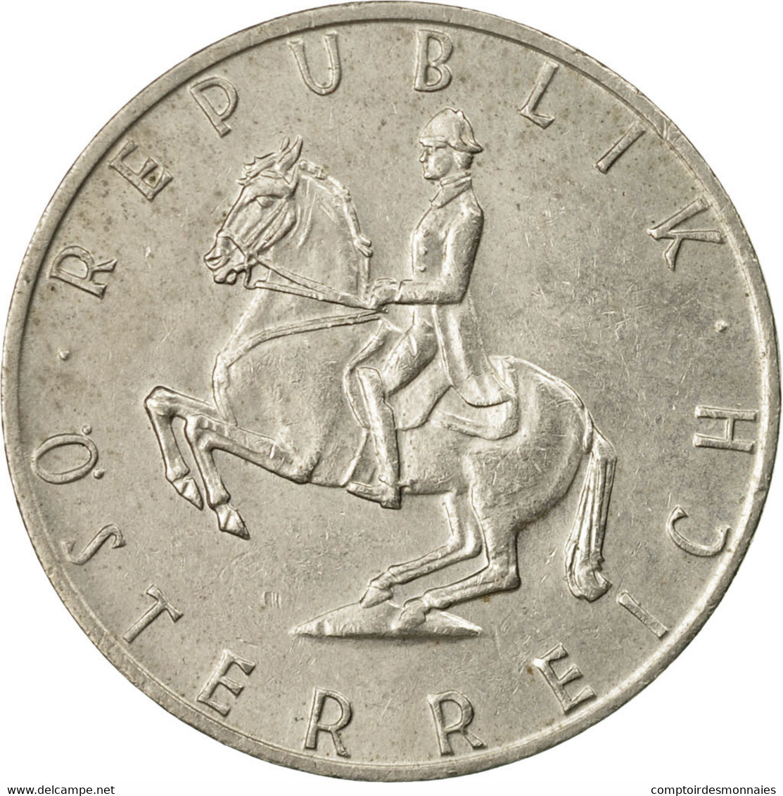 Monnaie, Autriche, 5 Schilling, 1982, TB+, Copper-nickel, KM:2889a - Autriche