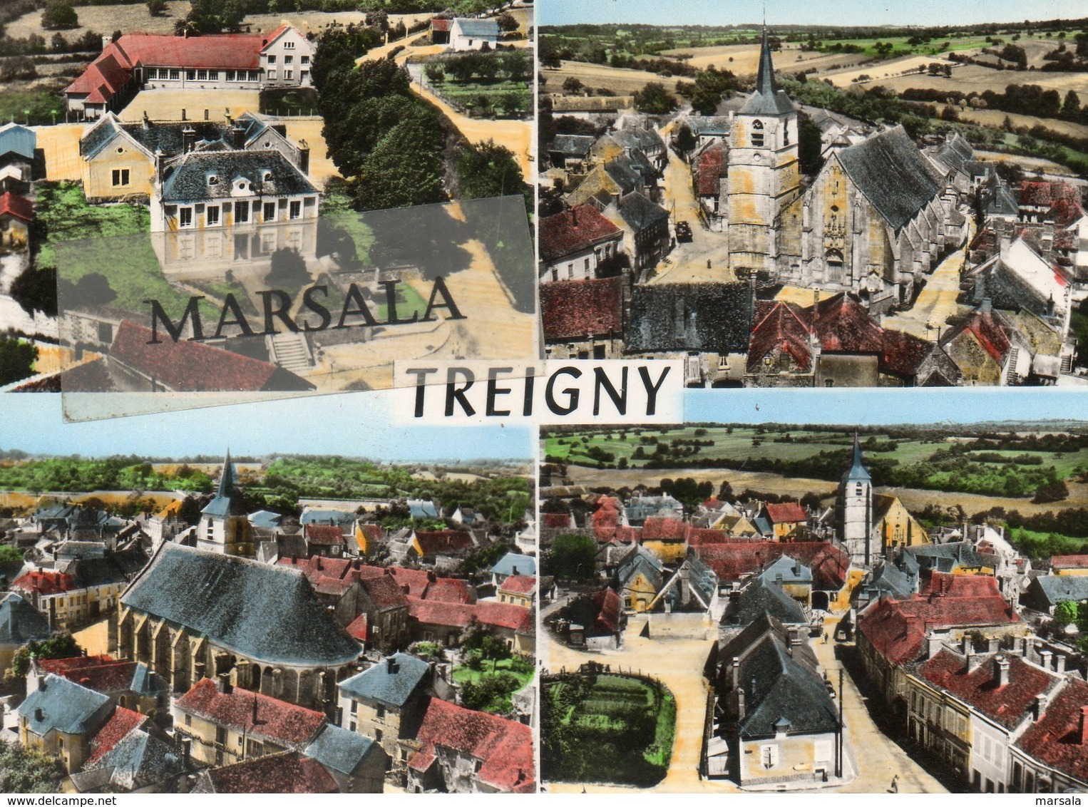 CPSM Treigny Multivues - Treigny