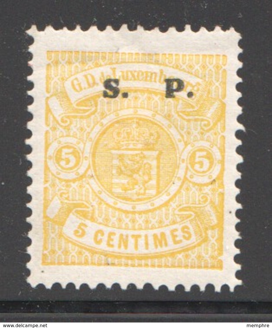 5 Cent.  Citrin Dent 13½   Prifix 49 * - Dienst