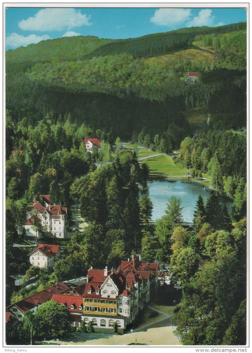 Bad Sachsa - Blick Von Oben Auf Teich - Bad Sachsa