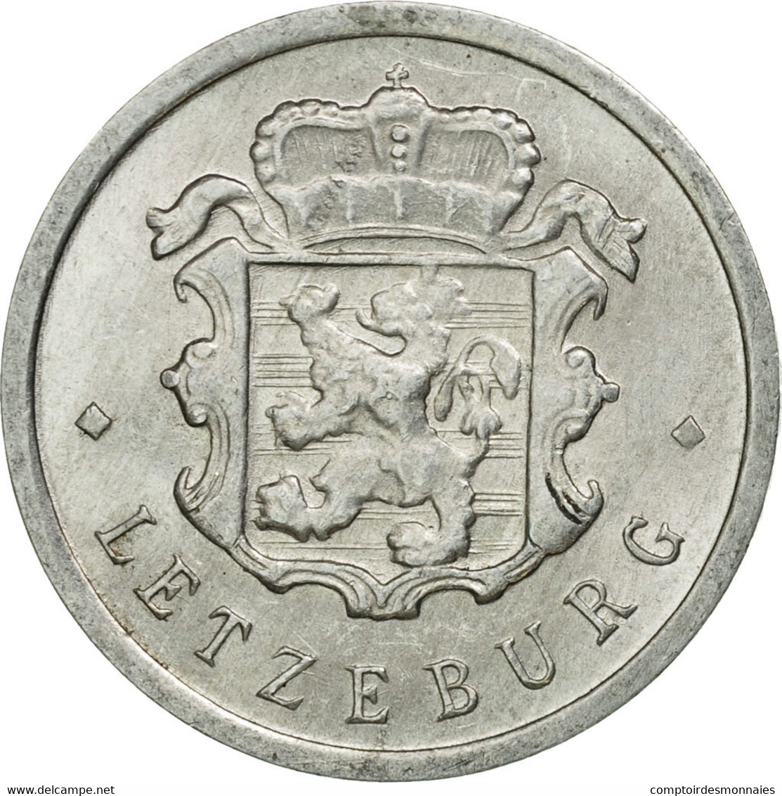 Monnaie, Luxembourg, Jean, 25 Centimes, 1968, B+, Aluminium, KM:45a.1 - Luxembourg