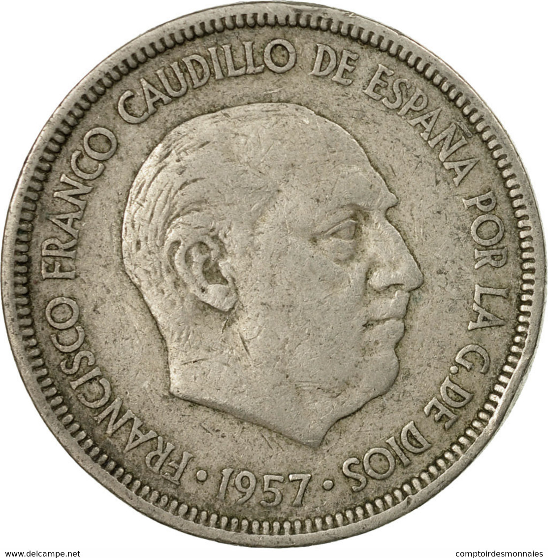 Monnaie, Espagne, Caudillo And Regent, 5 Pesetas, 1968, TB+, Copper-nickel - 5 Pesetas