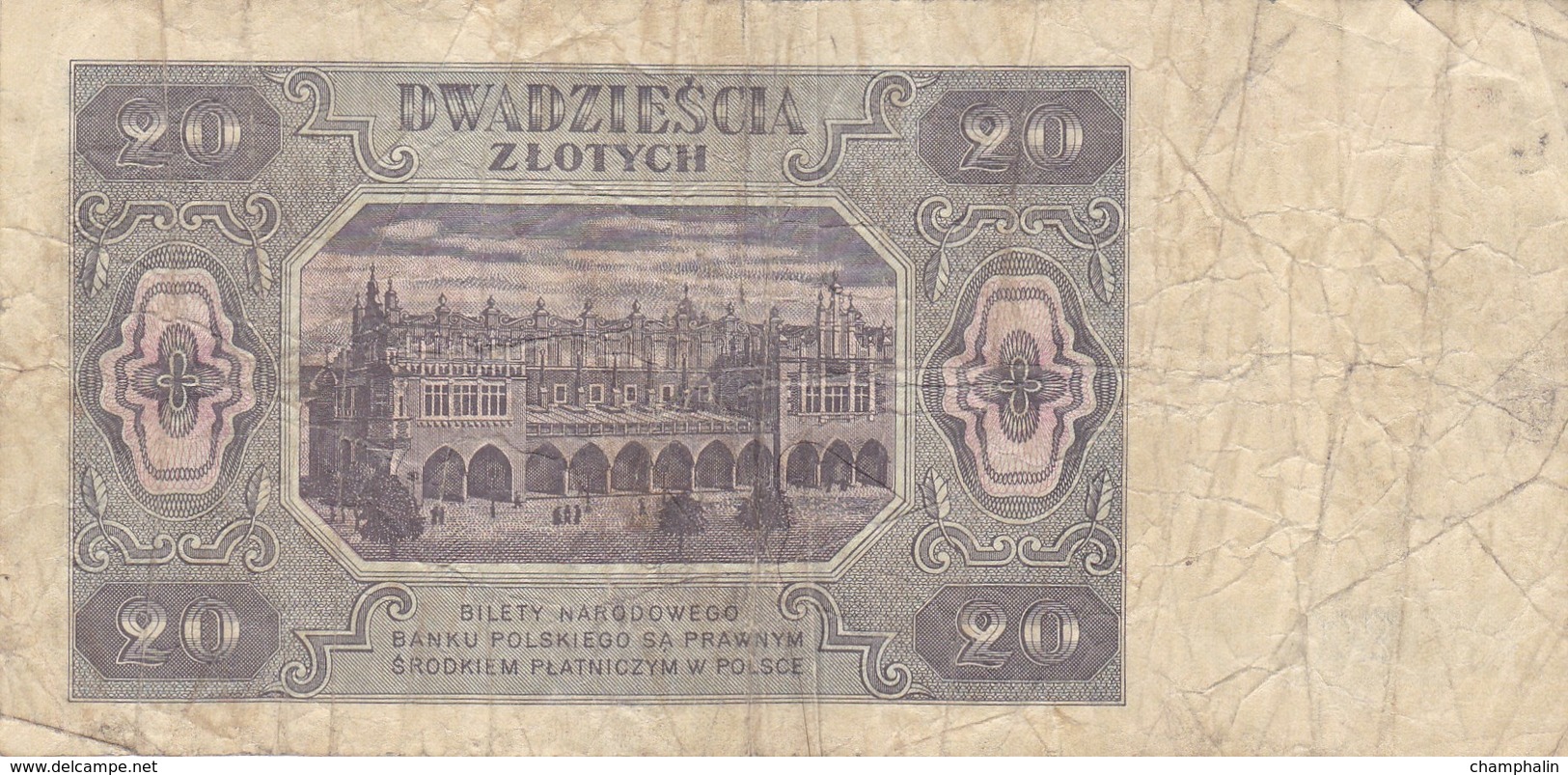 Pologne - Billet De 20 Zlotych - 1er Juillet 1948 - Polonia