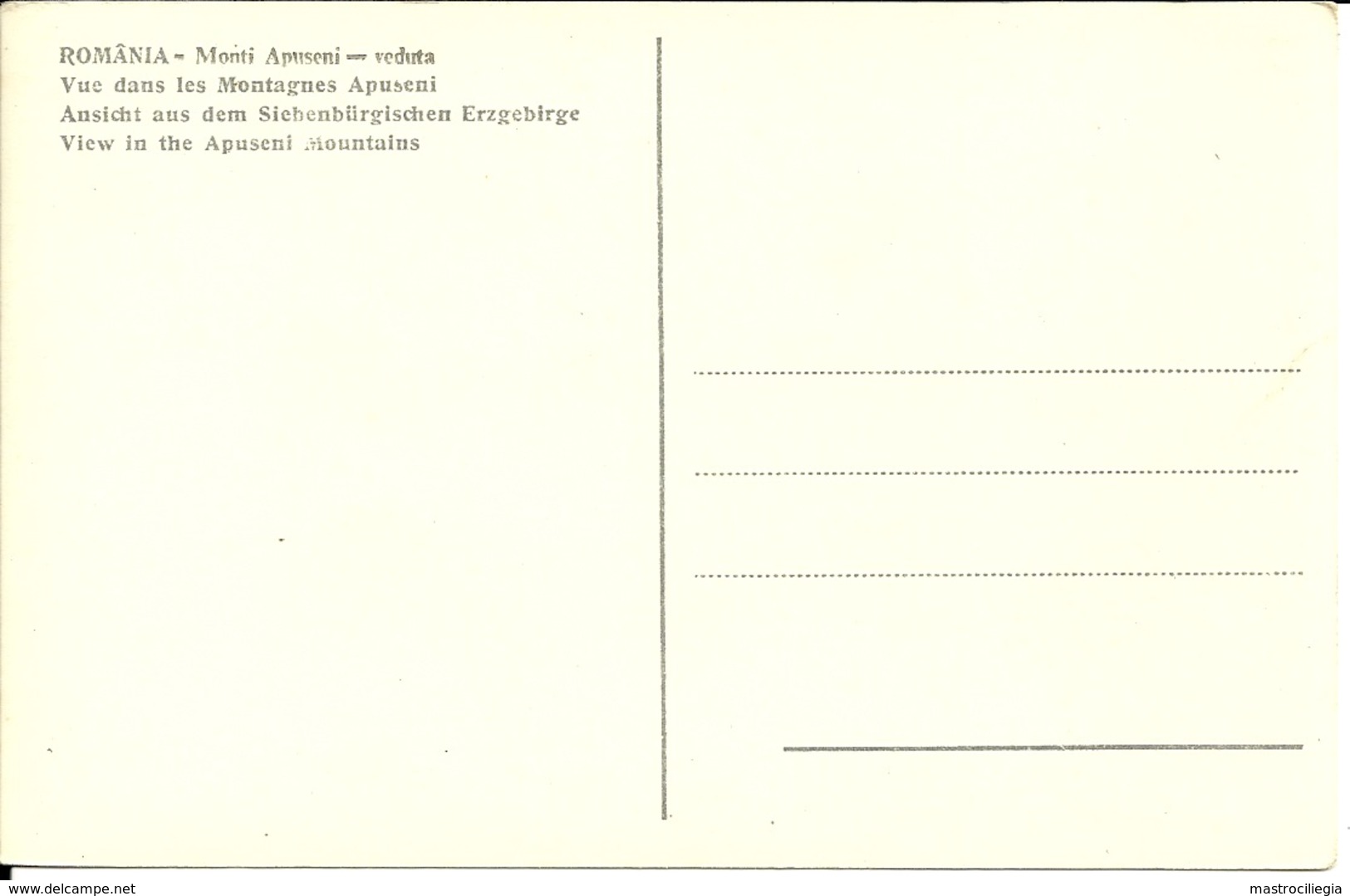 ROMANIA  TRANSILVANIA Munții Apuseni - Romania