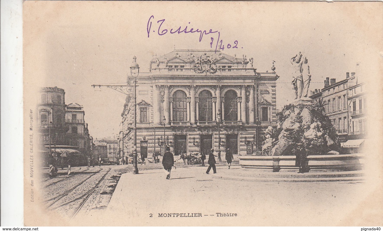 Cp , 34 , MONTPELLIER , Théâtre - Montpellier