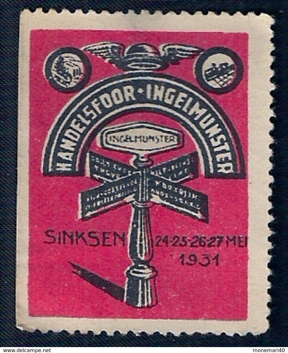 VIGNETTE - HANDELSFOOR INGELMUNSTER - SINKSEN  (1931) - Unused Stamps