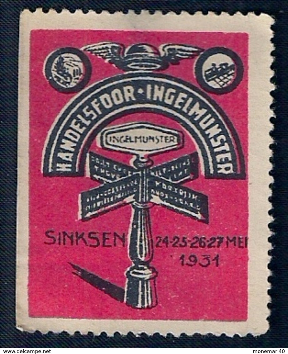 VIGNETTE - HANDELSFOOR INGELMUNSTER - SINKSEN  (1931) - Neufs
