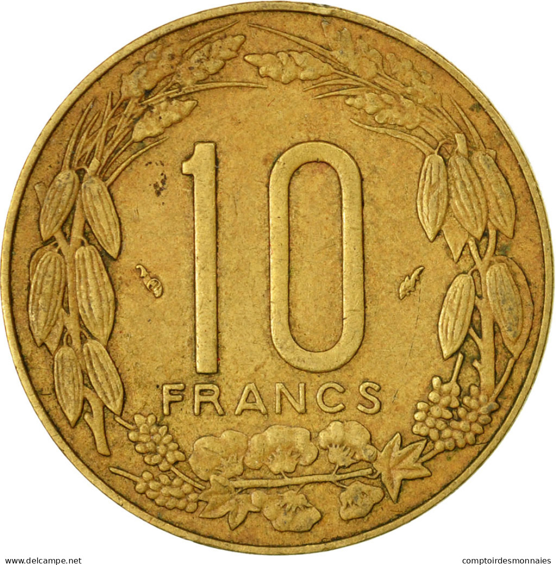 Monnaie, États De L'Afrique Centrale, 10 Francs, 1984, Paris, TTB - Kameroen