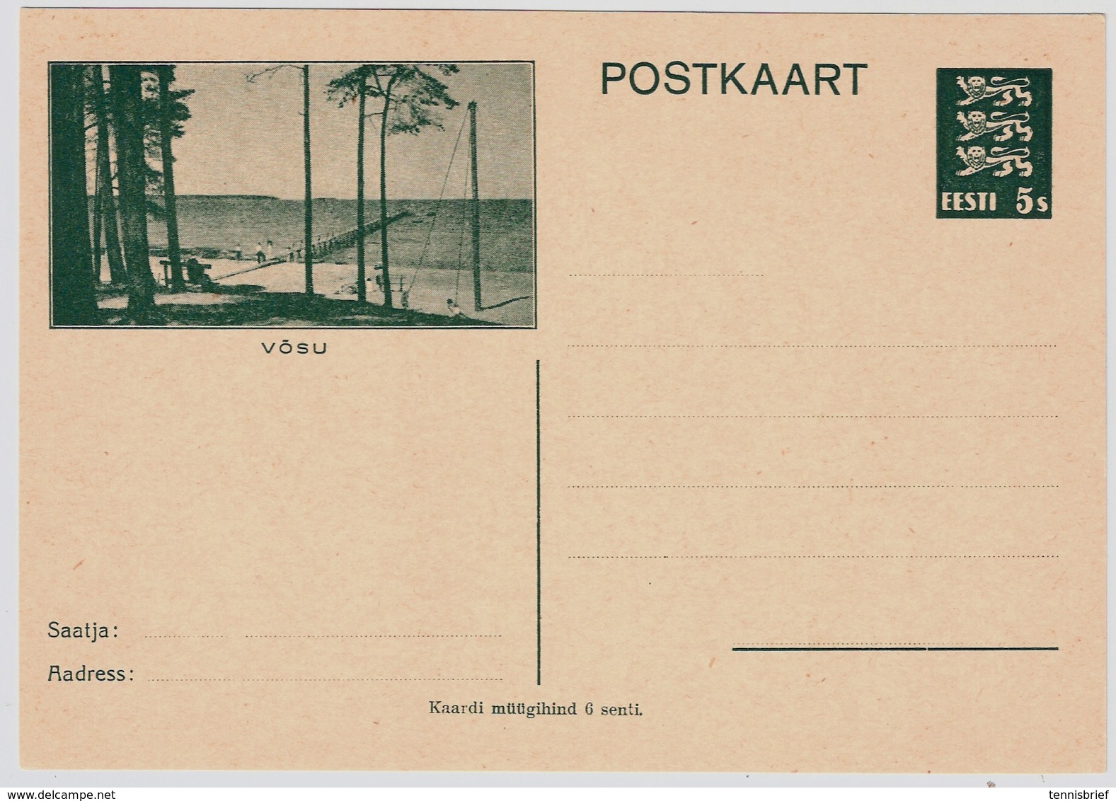 1935, Bild-GSK " VOSU "  , #a1102 - Estland