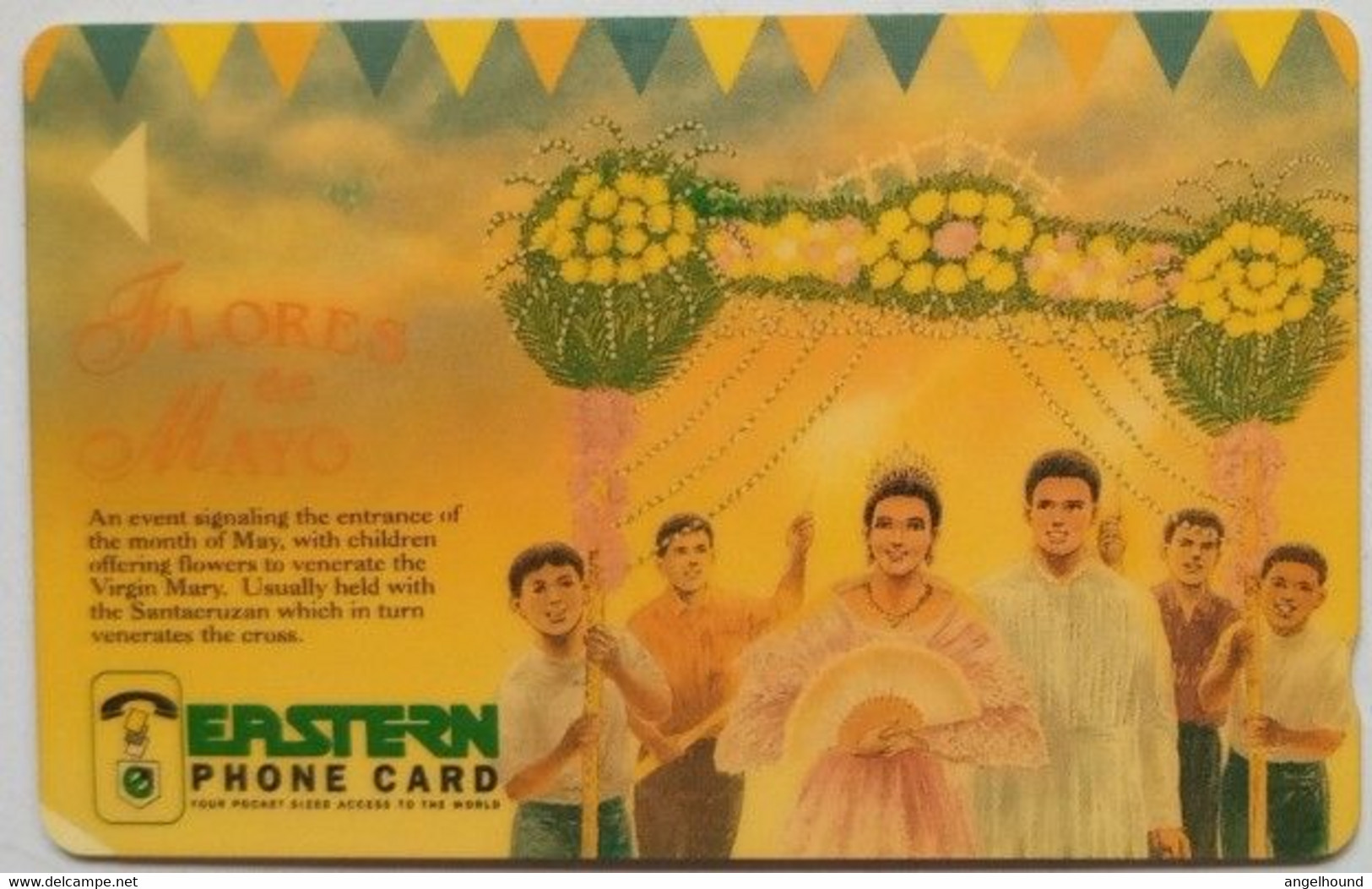 Philippines 150 Units 6PETD Eastern Telecom Flores De Mayo - Filippine