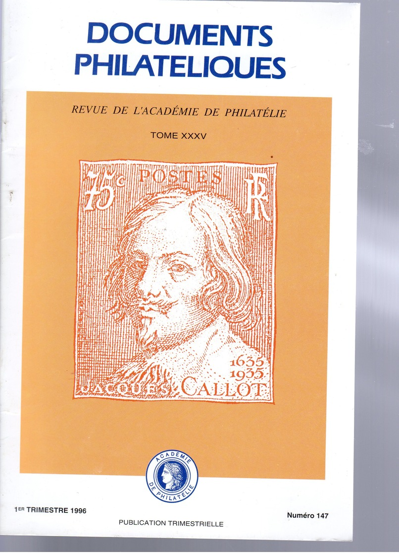 Documents Philatéliques 1996  N° 147 à 150 + Supplément 149 France - Canada   Complet Ttb ( 5 N°) - Frans