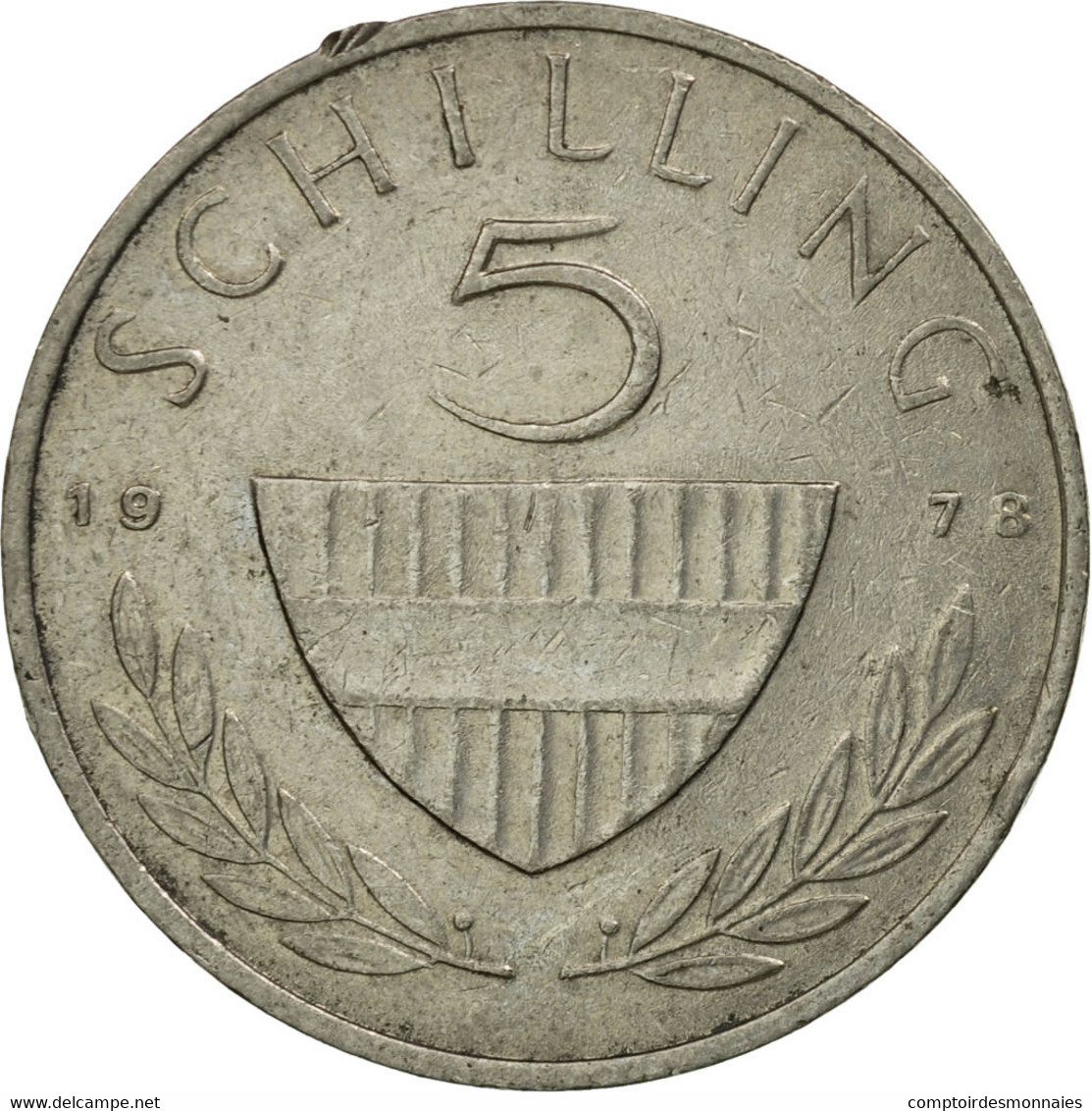 Monnaie, Autriche, 5 Schilling, 1978, TB, Copper-nickel, KM:2889a - Autriche