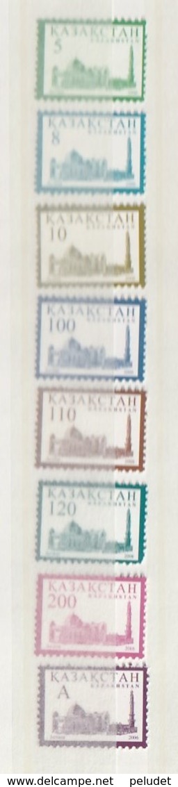 Kazakhstan 2006 Set Of 8 Mosques UM - Kazajstán