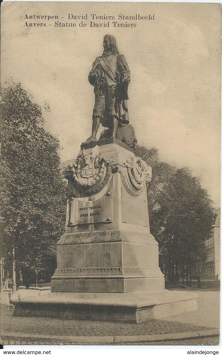 Antwerpen - Anvers - David Teniers Standbeeld - Statue De David Teniers - 1926 - Antwerpen