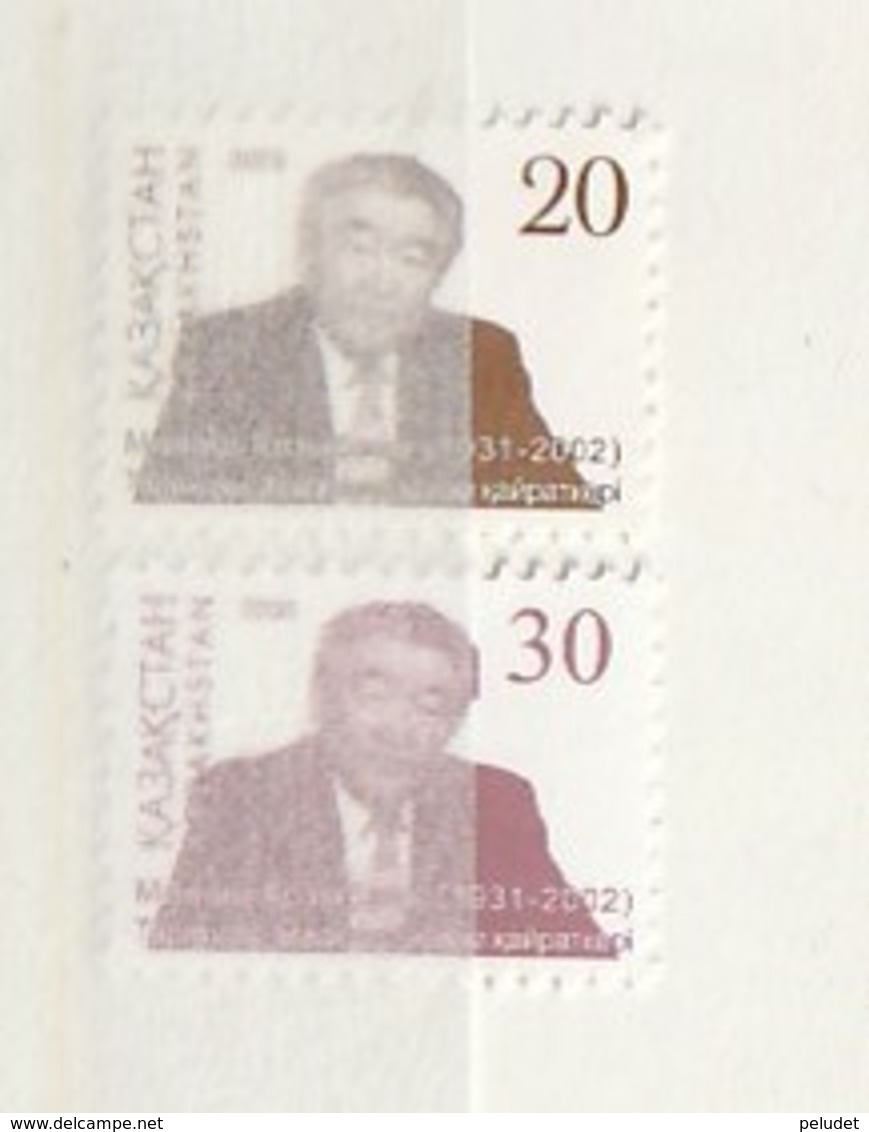 Kazakhstan 2006 Set Of 2 M.Kozybaev UM - Kazajstán