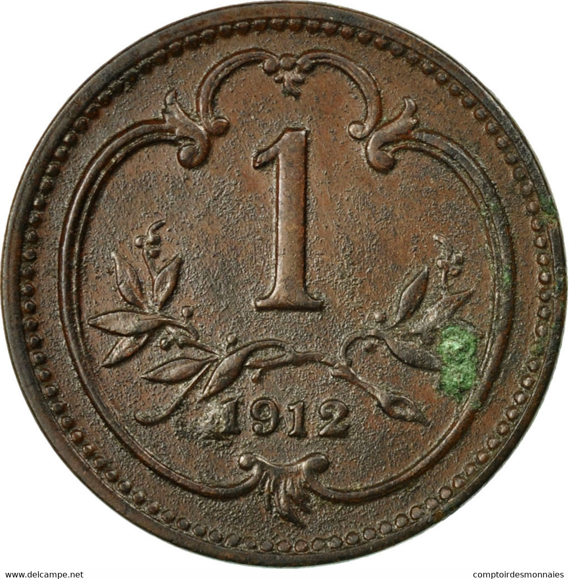 Monnaie, Autriche, Franz Joseph I, Heller, 1912, TTB, Bronze, KM:2800 - Austria