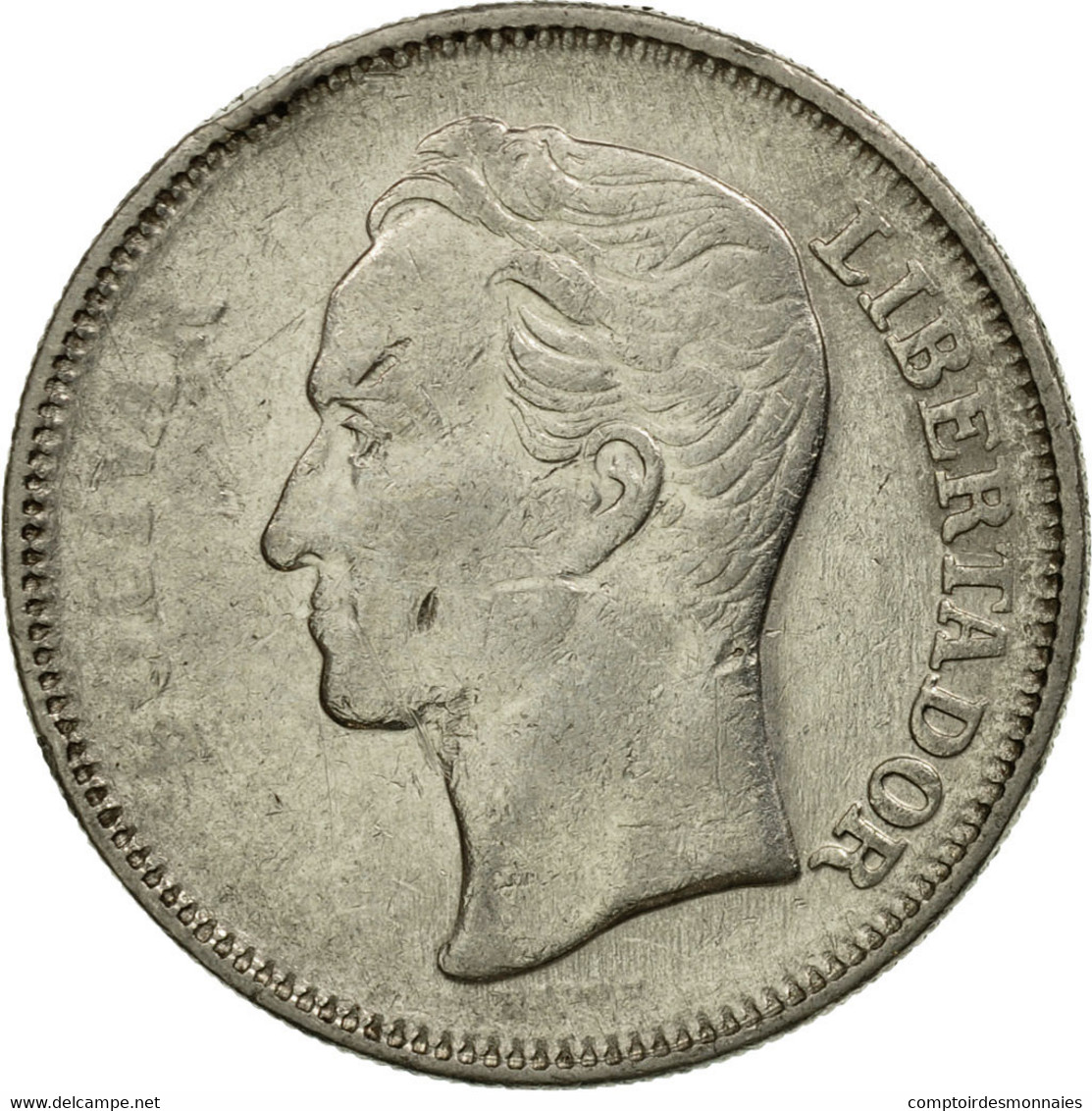 Monnaie, Venezuela, Bolivar, 1967, British Royal Mint, TB+, Nickel, KM:42 - Venezuela