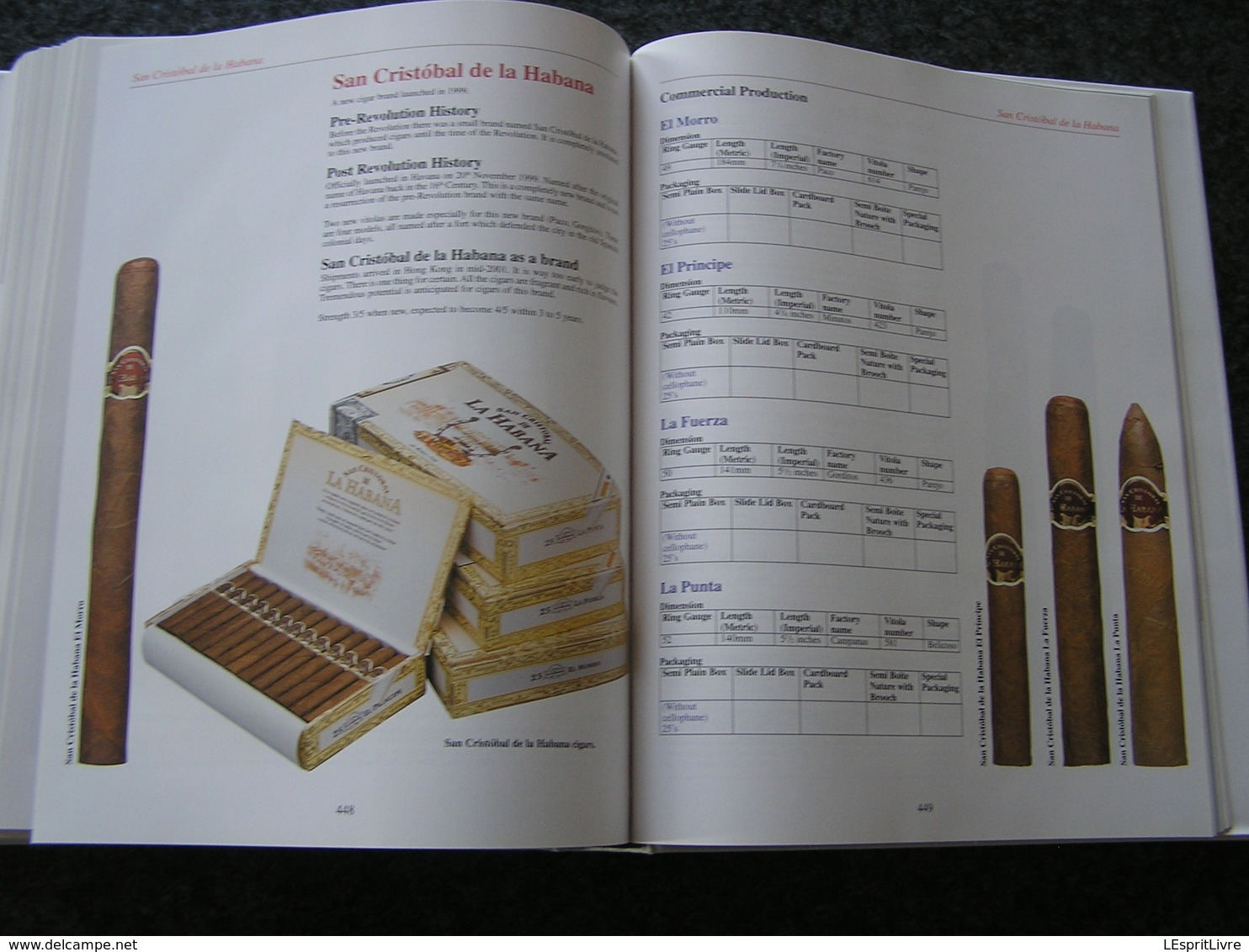 AN ILLUSTRATED ENCYCLOPAEDIA OF POST REVOLUTION HAVANA CIGARS Min Ron Nee Rare Tabagie Tobacco Tabac Cigare Havane Cuba