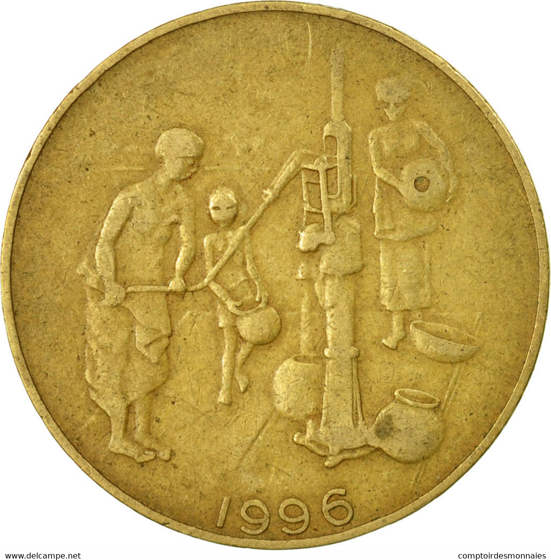 Monnaie, West African States, 10 Francs, 1996, Paris, TTB, Aluminum-Bronze - Ivoorkust