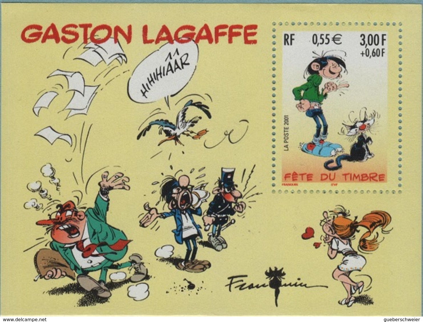 BF34 - FRANCE Bloc N° 34 Neuf** Gaston Lagaffe Fête Du Timbre - Nuovi