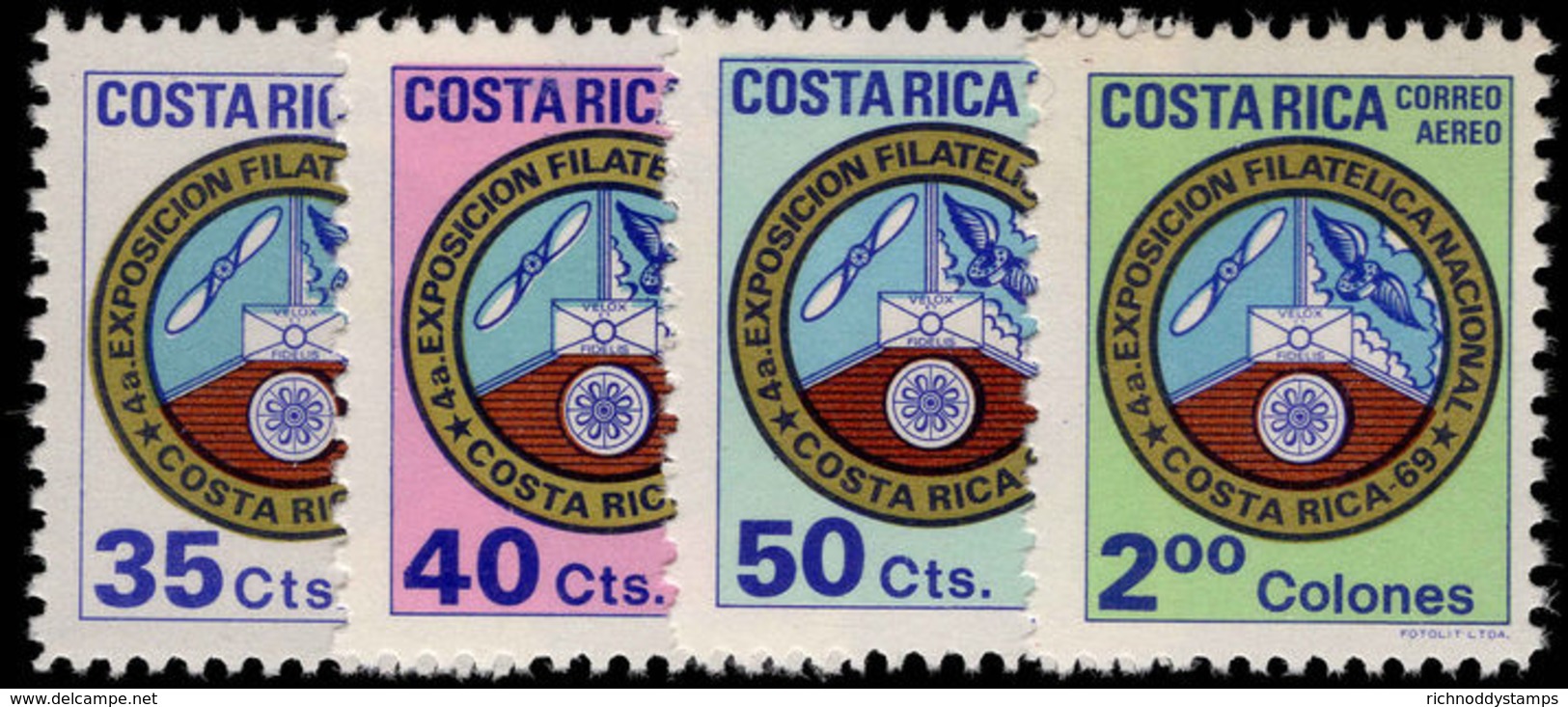 Costa Rica 1969 Costa Rica 69 Unmounted Mint. - Costa Rica