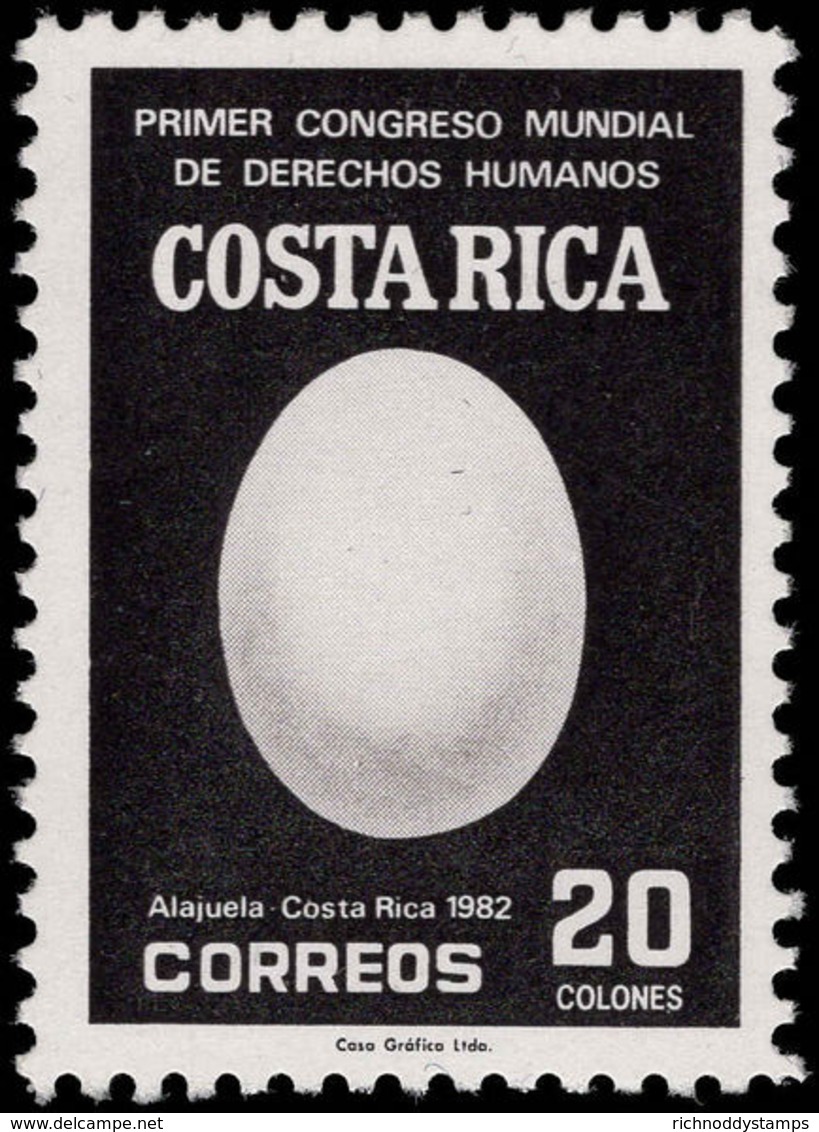 Costa Rica 1983 Human Rights Unmounted Mint. - Costa Rica