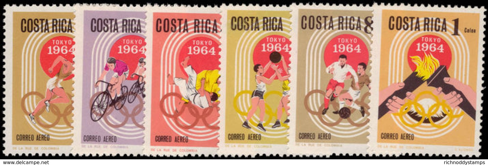 Costa Rica 1965 Olympics Unmounted Mint. - Costa Rica