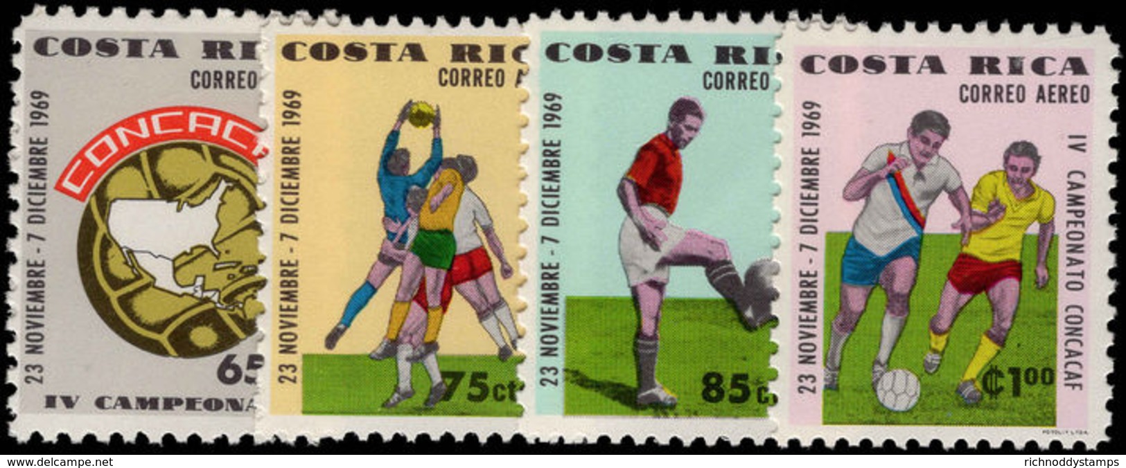 Costa Rica 1969 Football Unmounted Mint. - Costa Rica