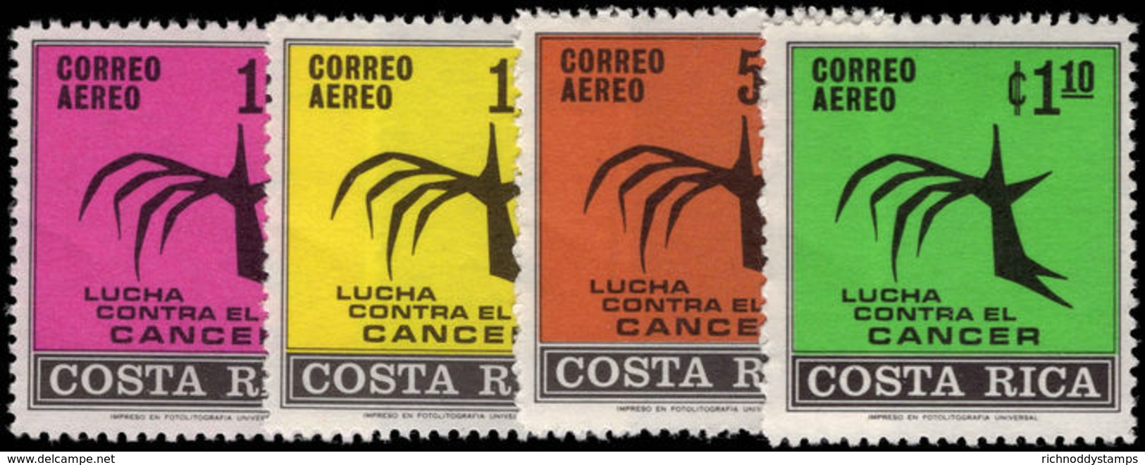 Costa Rica 1970 Cancer Congress Unmounted Mint. - Costa Rica