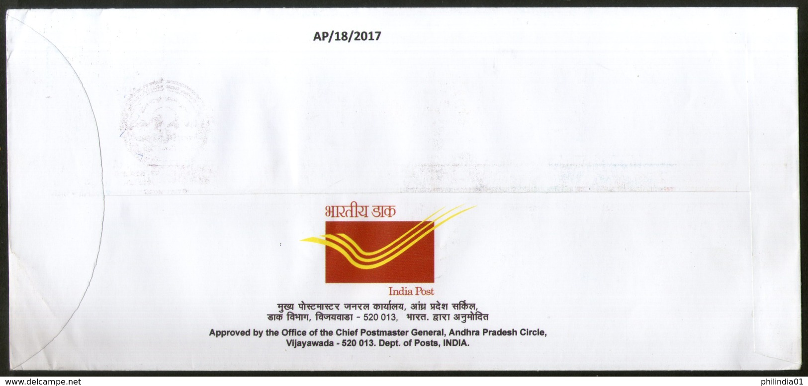 India 2018 APSWEIS Students Triumph On Mt. Everest Mountain Flag Sp. Cover # 6848 - Other & Unclassified